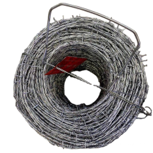 Protective alloy net durable steel barbed wire flat long steel wire